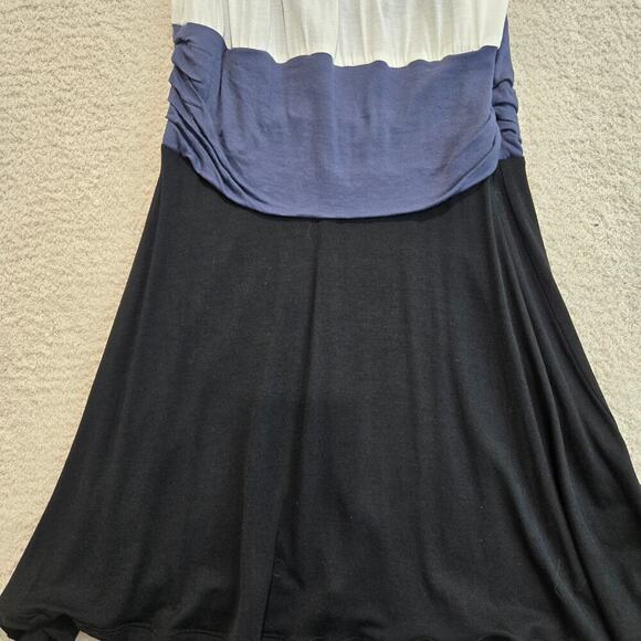 Lascana Strappy Tank Dress Women's Size 4 Drop waist Colorblock Stretchy - Picture 3 of 11